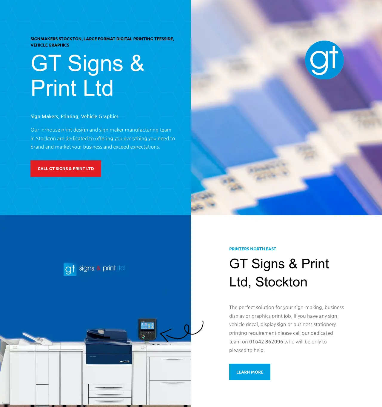 GT Signs & Print Sign Makers Stockton Printers Website and SEO GT Signs & Print Sign Makers Stockton Printers Website and SEO