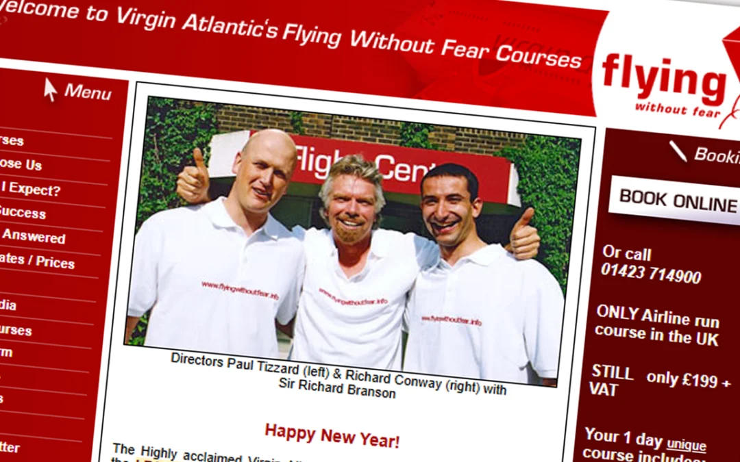 Virgin Atlantic Flying Without Fear Website Development