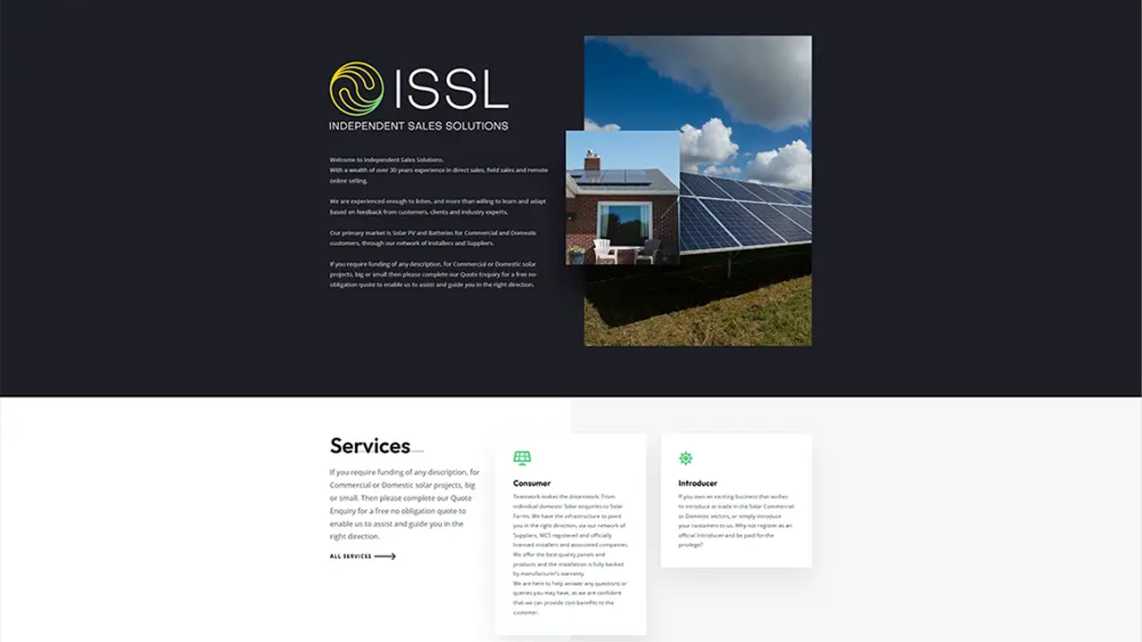 webdev-07 Independent Sales Solutions Website & Branding