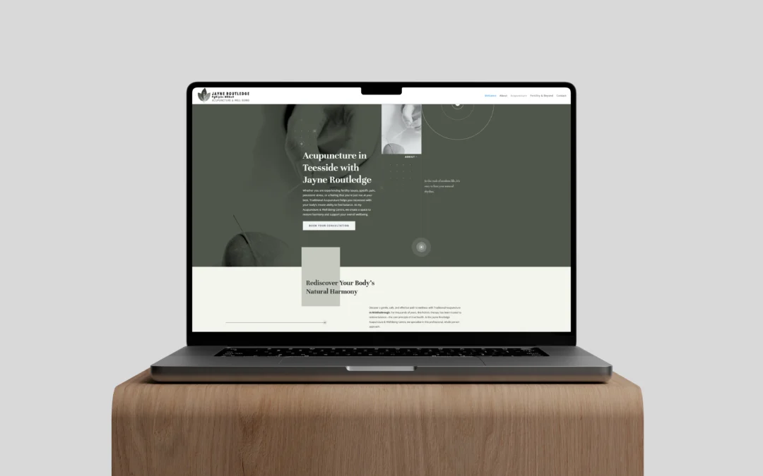Acupuncture Website Design for Jayne Routledge | John Corner